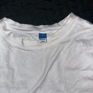 Old Navy White Cropped T-Shirt